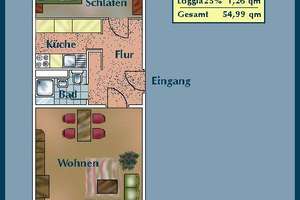 Ein tolles Wohngefühl: individuelle 2-Zimmer-Wohnung mit Balkon in Johannstadt – Zöllnerstr. 5, 1307 Johannstadt-Süd, Dresden – Vorschaubild 2
