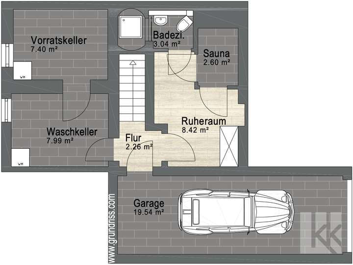 Grundriss Kellergeschoss