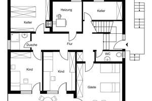 Vermietetes Einfamilienhaus mit Balkon, Terrasse und großem Garten – Die vollständige Adresse der Immobilie erhältst du vom Anbieter., 36275 Kirchheim – Vorschaubild 15