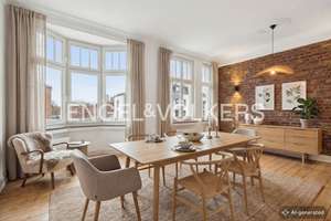 Modernes Wohnen im historischen Altbau 
Geschmackvolle 3-Zimmer-Balkon-Wohnung