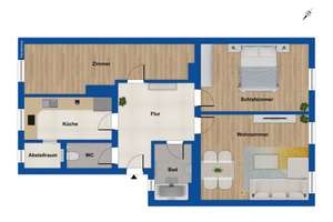 Charmante 3-Zimmer-Altbauwohnung im Herzen von München, Denkmalschutz, Wohnrecht für die Eigentümer – Die vollständige Adresse der Immobilie erhältst du vom Anbieter., 80469 Glockenbach, München – Vorschaubild 12