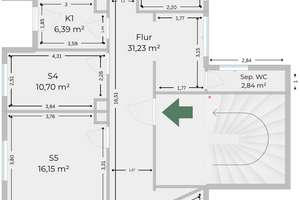 Attraktive 9-Zimmer-Wohnung mit 2 Dachterrassen, 2 Einbauküchen sowie 3 Nasszellen in zentraler Lage – Die vollständige Adresse der Immobilie erhältst du vom Anbieter., 70178 Rotebühl, Stuttgart – Vorschaubild 14