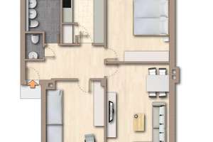 Gepflegte 3-Zimmer-Wohnung mit zwei Balkonen und Garage in FR-Zähringen – 79108 Zähringen, Freiburg im Breisgau – Vorschaubild 8