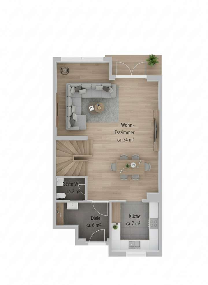 Grundriss Erdgeschoss