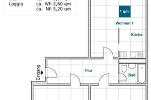 Ihre neue 3-Zimmer-Wohnung wartet! – Herzberger Str. 30, 1239 Prohlis-Nord, Dresden – Vorschaubild 2