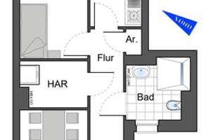 Barrierefreie Seniorenwohnung in Bensheim! – Zum alten Sportplatz 3, 64625 Bensheim – Vorschaubild 3