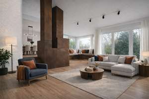 *Provisionsfrei* Außergewöhnliches Zweifamilienhaus im Grünen mit Wintergarten & Design-Kamin – Rosmerthastraße xx, 55126 Finthen, Mainz – Vorschaubild 4