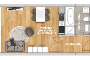 *** Apartment * 1 Zimmer * Office * Gästehaus am Park * Erstbezug * 08/26 *** – Schwägerichenstraße 14, 4107 Zentrum-Süd, Leipzig – Vorschaubild 9