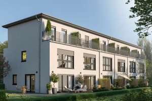 Effizienter Neubau in Hamburg-Meiendorf: Premium-Endreihenhaus mit Garten, Dachterrasse & Carport