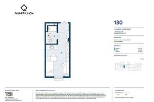 1 Monat mietrfei! Neubau-Studentenapartment im Quartillion – möbliert & top Lage! – Im Rad 15, 65197 Rheingauviertel / Hollerborn, Wiesbaden – Vorschaubild 7