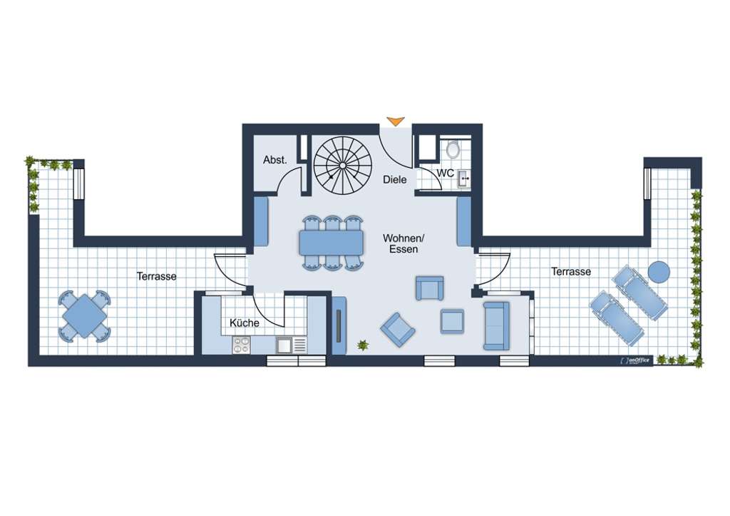 Immobilie in Hartmannsdorf - Eigentumswohnung • Dachterrasse • vermietet • in Hartmannsdorf • mit Tiefgarage • schnell sein! - Bild 1