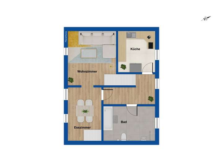 Grundriss Hinterhaus OG