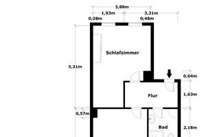 Vollmöblierte, schöne 2-Zimmer-City-Altbauwohnung in guter Lage – Wiebelstraße 3, 4315 Anger-Crottendorf, Leipzig – Vorschaubild 20