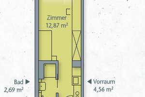 Attraktive 1-Zimmer-Wohnung 4Students // ERLANGEN – Nägelsbachstr. 23, 91052 Rathausplatz, Erlangen – Vorschaubild 9