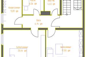 Schöne 3 Zimmer-Wohnung in Hagen Wehringhausen ab sofort zu vermieten! – Ewaldstraße 8a, 58089 Wehringhausen, Hagen – Vorschaubild 4