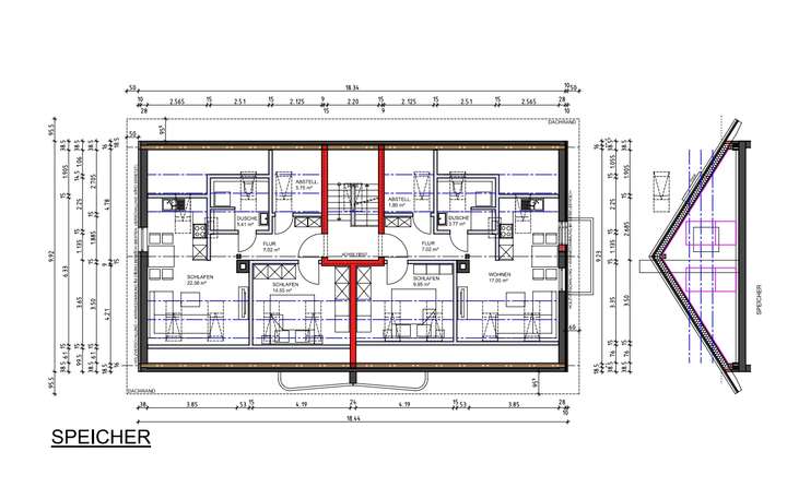 Grundriss Entwurf DG