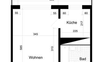 1-Raumwohnung mit großem Balkon - Nähe Florapark – Hanns-Eisler-Platz 2, 39128 Kannenstieg, Magdeburg – Vorschaubild 2