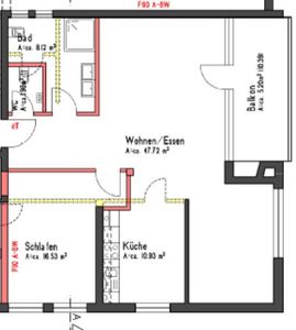 Ansprechende 3-Zimmer-Wohnung mit Balkon und Einbauküche in Marienheide