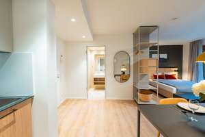 Topmodernes und vollmöbliertes Studioapartment im Neubau-Erstbezug – Lenore-Volz-Straße 11, 70372 Veielbrunnen, Stuttgart – Vorschaubild 5