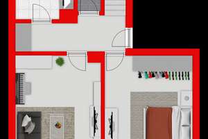 Bezugsfreie 4-Zimmer-Maisonette mit zwei Südbalkonen & Tageslichtbad – 14165 Zehlendorf, Berlin – Vorschaubild 19