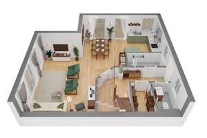 Ihr Familienhaus in Selm: 4 Zimmer, Garten, 2 Stellplätze, KfW-55 - schlüsselfertig 2026 – Selma-Lagerlöf-Weg 3, 59379 Selm – Vorschaubild 2