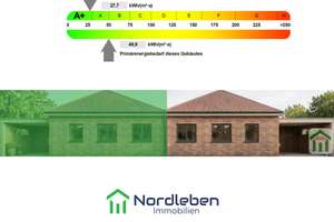 Neubau-Erstbezug: Barrierefreier A+ Bungalow als Doppelhaushälfte in Westrhauderfehn (WE2) – Papenburger Str. 59, 26817 Rhauderfehn – Vorschaubild 2