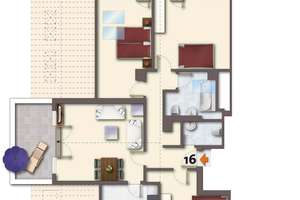 Solide vermietete DG-Wohnung mit 2 Terrassen, Aufzug und Tiefgarage – Die vollständige Adresse der Immobilie erhältst du vom Anbieter., 13156 Niederschönhausen, Berlin – Vorschaubild 5