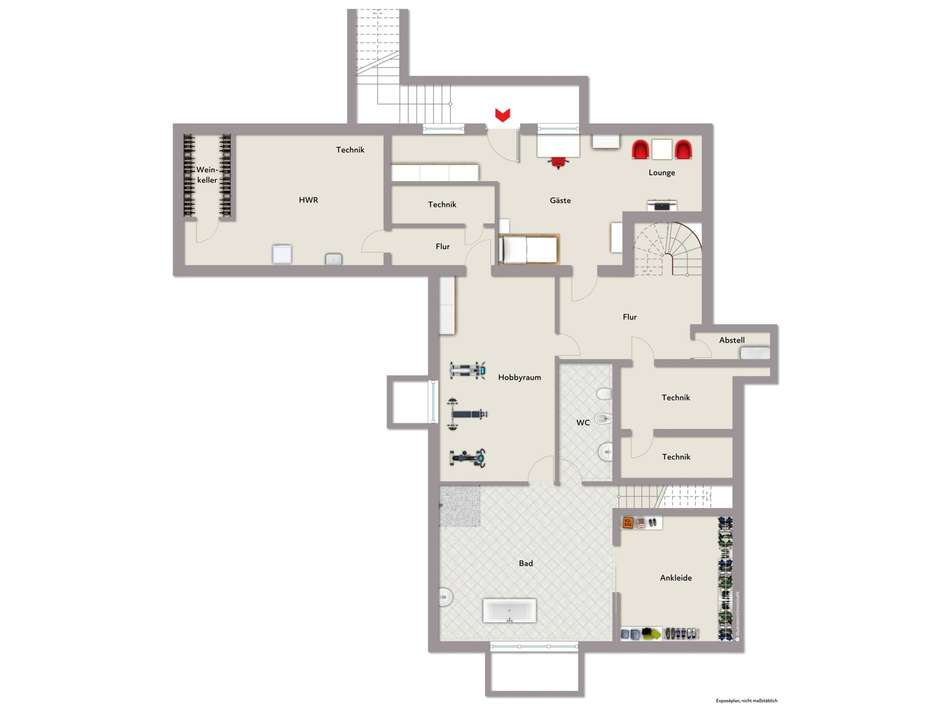 Grundriss Kellergeschoss