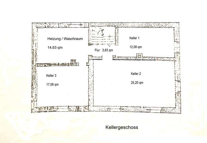 Grundriss Kellergeschoss