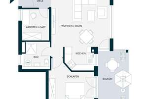 Urban Living im Wiley! Schicke 2,5-Zimmer-Wohnung mit Penthousecharakter – Die vollständige Adresse der Immobilie erhältst du vom Anbieter., 89231 Neu-Ulm – Vorschaubild 21