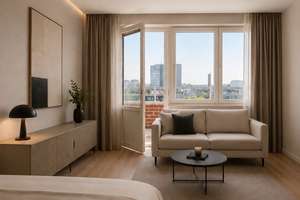 Kapitalanlage oder City-Apartment – 1-Zimmer-Wohnung mit Balkon und Fernblick nahe KaDeWe
