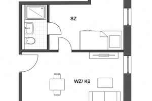 2 Zi. Apartment mit EBK Ortsmitte Reutlingen – Seestr. 20, 72764 Reutlingen-Mitte, Reutlingen – Vorschaubild 4