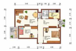 Helle 3,5 ZKB Wohnung mit EBK, 2 Balkonen, Garage + Stellplatz in ruhiger zentraler Lage – Obere Waiblinger Straße 189, 70374 Stuttgart – Vorschaubild 21
