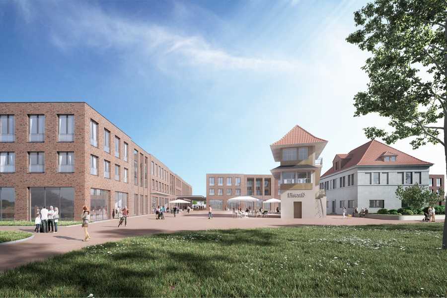 Büro-/Praxisfläche am neuen Nahversorgungszentrum im 6-Seen-Wedau-Quartier