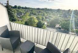 Blick vom Balkon