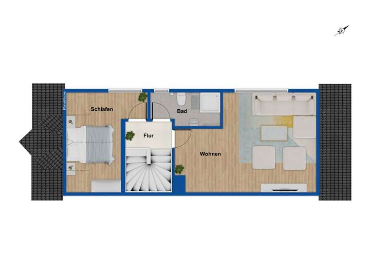 Grundriss Dachgeschoss