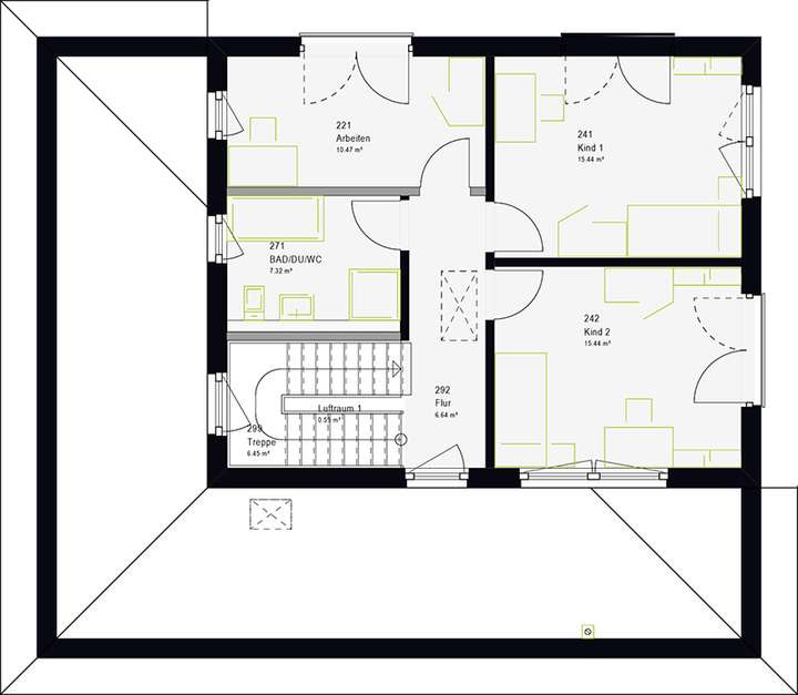 Beispiel Grundriss DG