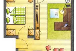 Sehr schöne 2-Zimmer-Wohnung mit Einbauküche in Augsburg – Proviantbachstr. 15c, 86153 Augsburg – Vorschaubild 1