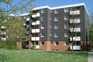 Da kommt man gern Heim. 3-Zimmer-Wohnung mit Blick ins Grüne (WBS) – Wegskamp 14, 33605 Bielefeld – Vorschaubild 1
