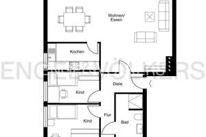 Helle 4-Zimmer-Wohnung mit drei Balkonen – 44227 Eichlinghofen, Dortmund – Vorschaubild 9