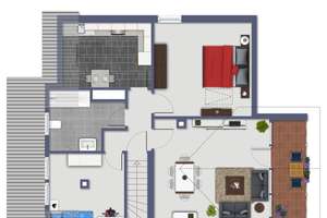 Leverkusen-Quettingen: 
Gemütliche 3-Zimmer-Wohnung am Rande vom Bürgerbusch – 51381 Quettingen, Leverkusen – Vorschaubild 14
