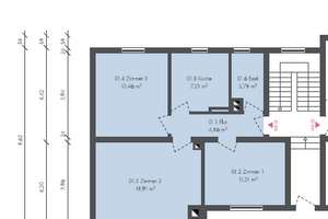 Gut geschnittene und sanierte Drei-Zimmerwohnung im EG