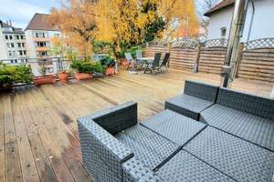 Möblierte Wohnung mit traumhafter Dachterrasse im östlichen Ringgebiet