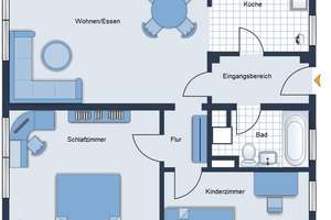 Moderne 2,5-Zimmer-Wohnung mit EBK am Oberhauser Bahnhof – Die vollständige Adresse der Immobilie erhältst du vom Anbieter., 86154 Oberhausen-Süd, Augsburg – Vorschaubild 11
