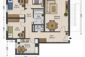 Exklusive, modernisierte 4 Zimmer Eigentumswohnung in Braunschweig Watenbüttel – Die vollständige Adresse der Immobilie erhältst du vom Anbieter., 38112 Lehndorf-Watenbüttel, Braunschweig – Vorschaubild 21