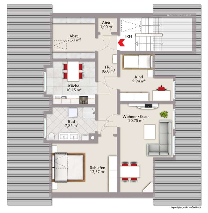 Grundriss DG (Wohnung 4)
