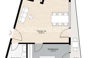 Eine Bühne für Skyline und Europagarten: Zwei-Zimmer-Wohnung im Praedium – 60486 Gallus, Frankfurt am Main – Vorschaubild 13