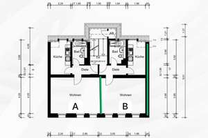 1-Zimmer-Wohnungen mit Einbauküche & Garten – Die vollständige Adresse der Immobilie erhältst du vom Anbieter., 90429 Bärenschanze, Nürnberg – Vorschaubild 3