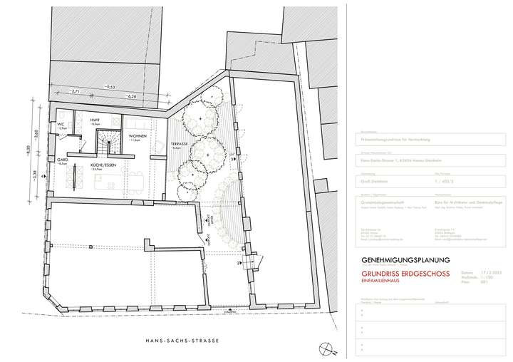 EG - Grundriss EFH Townhouse