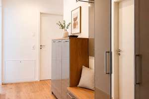 Familienfreundliche 3-Zimmer-Wohnung – EBK, 2 Bäder und Süd-West-Loggia – Paula-Hahn-Weinheimer-Weg 11, 80997 Allach, München – Vorschaubild 9